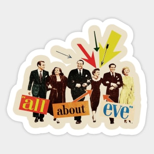 Retro All About Eve Classic Sticker